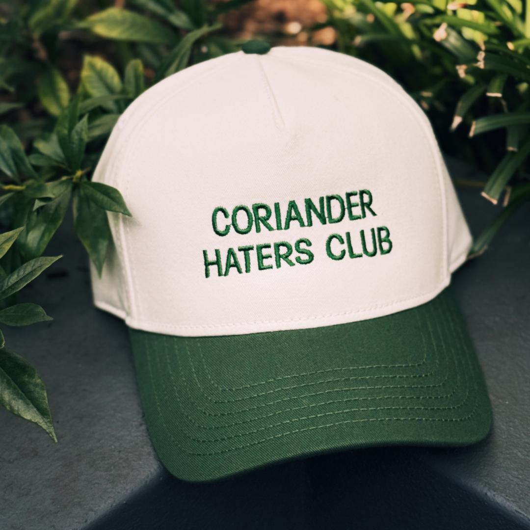 'Coriander Haters Club' Embroidered Hat